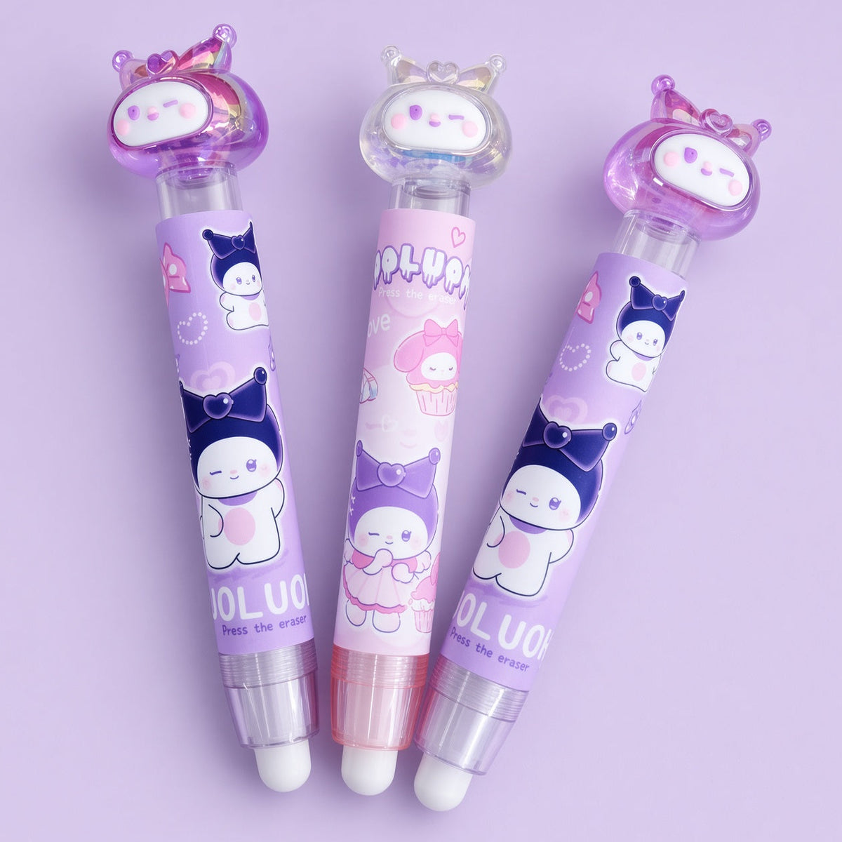 Crystal Kuromi Eraser