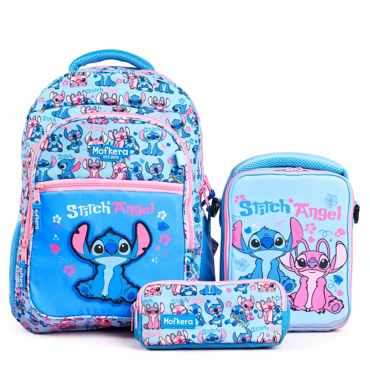 Stitch& Angel School Set