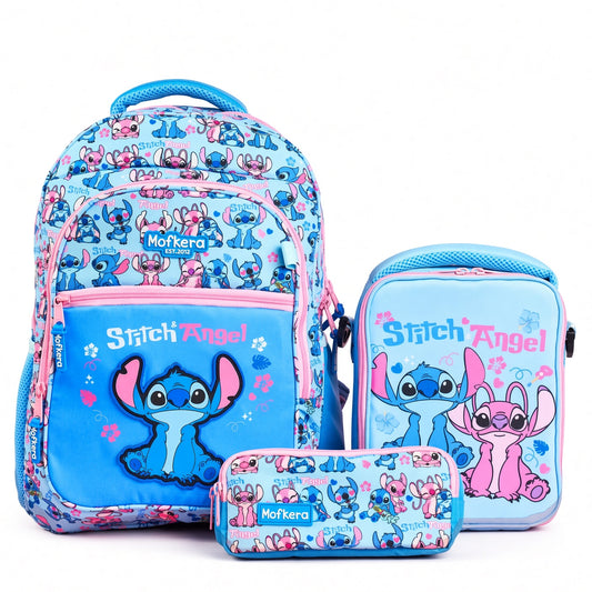 Stitch& Angel School Set