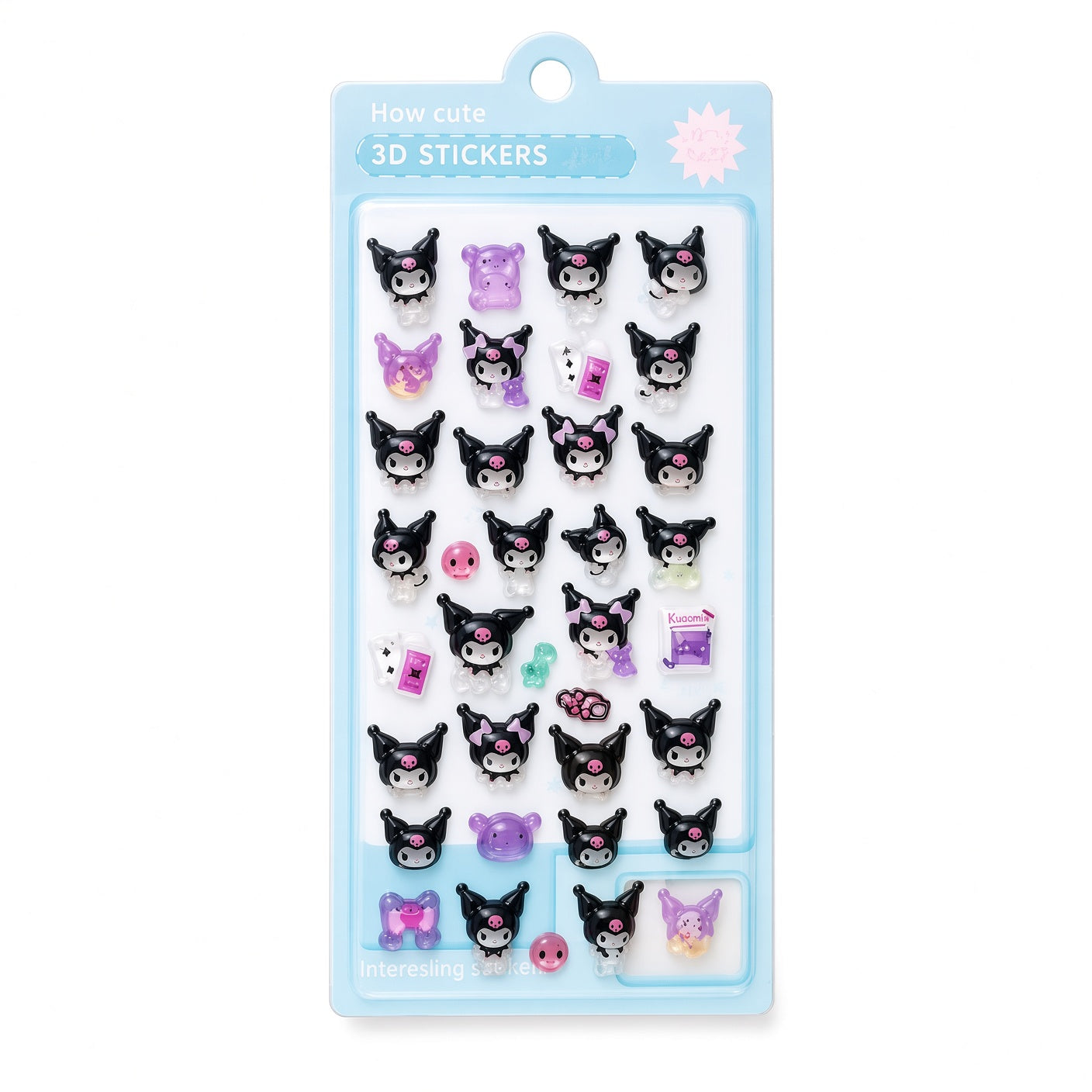 Kuromi 3D Stickers
