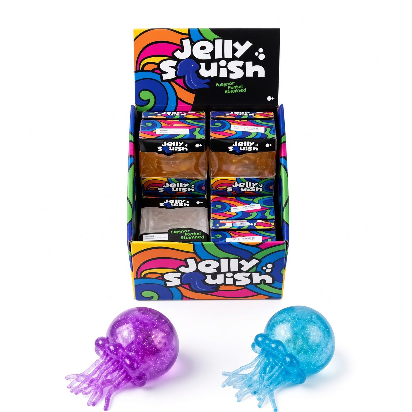 Super Solid Glitter Jellyfish