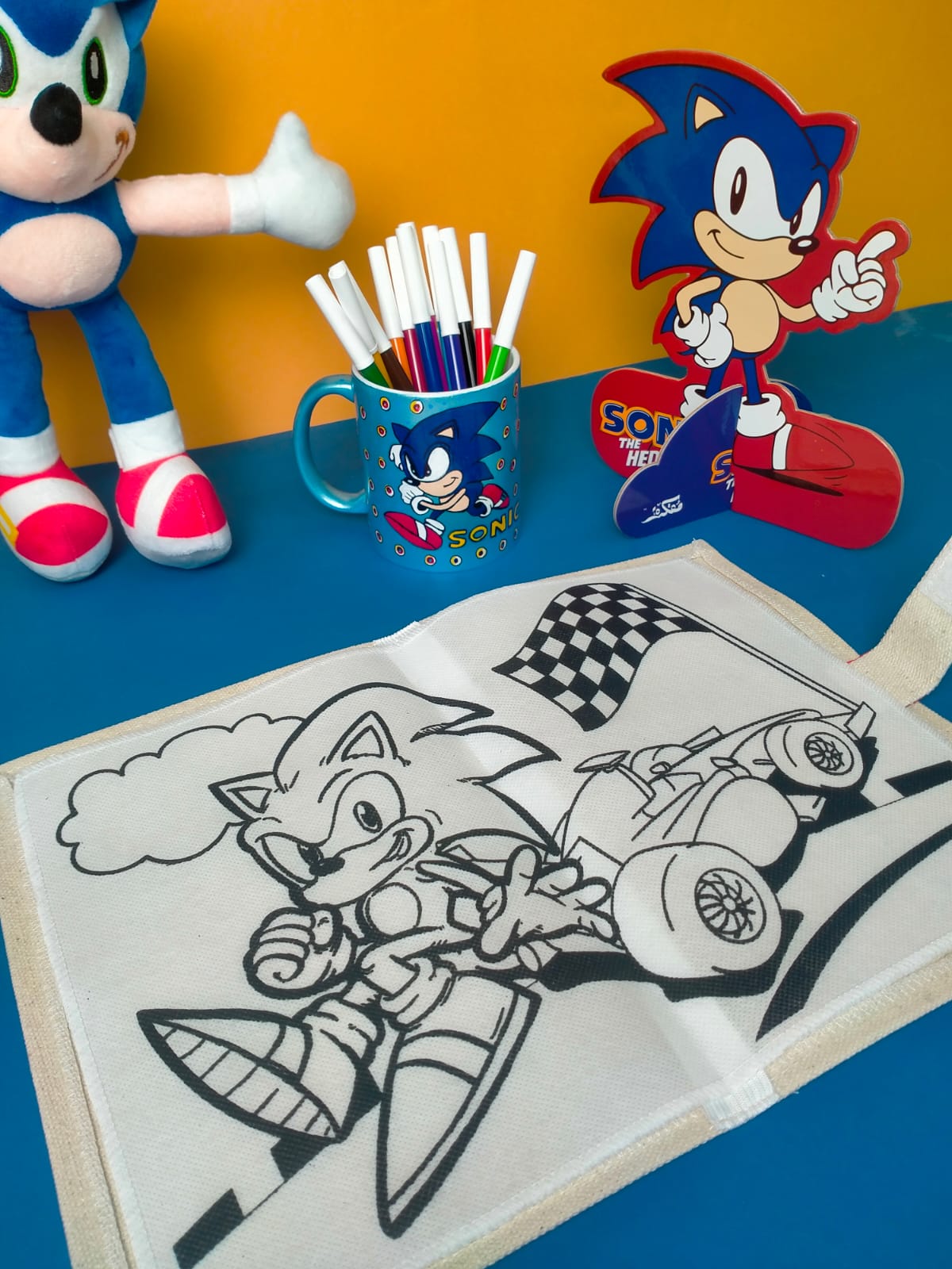 SONIC WASHABLE COLORING BOOK