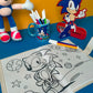 SONIC WASHABLE COLORING BOOK