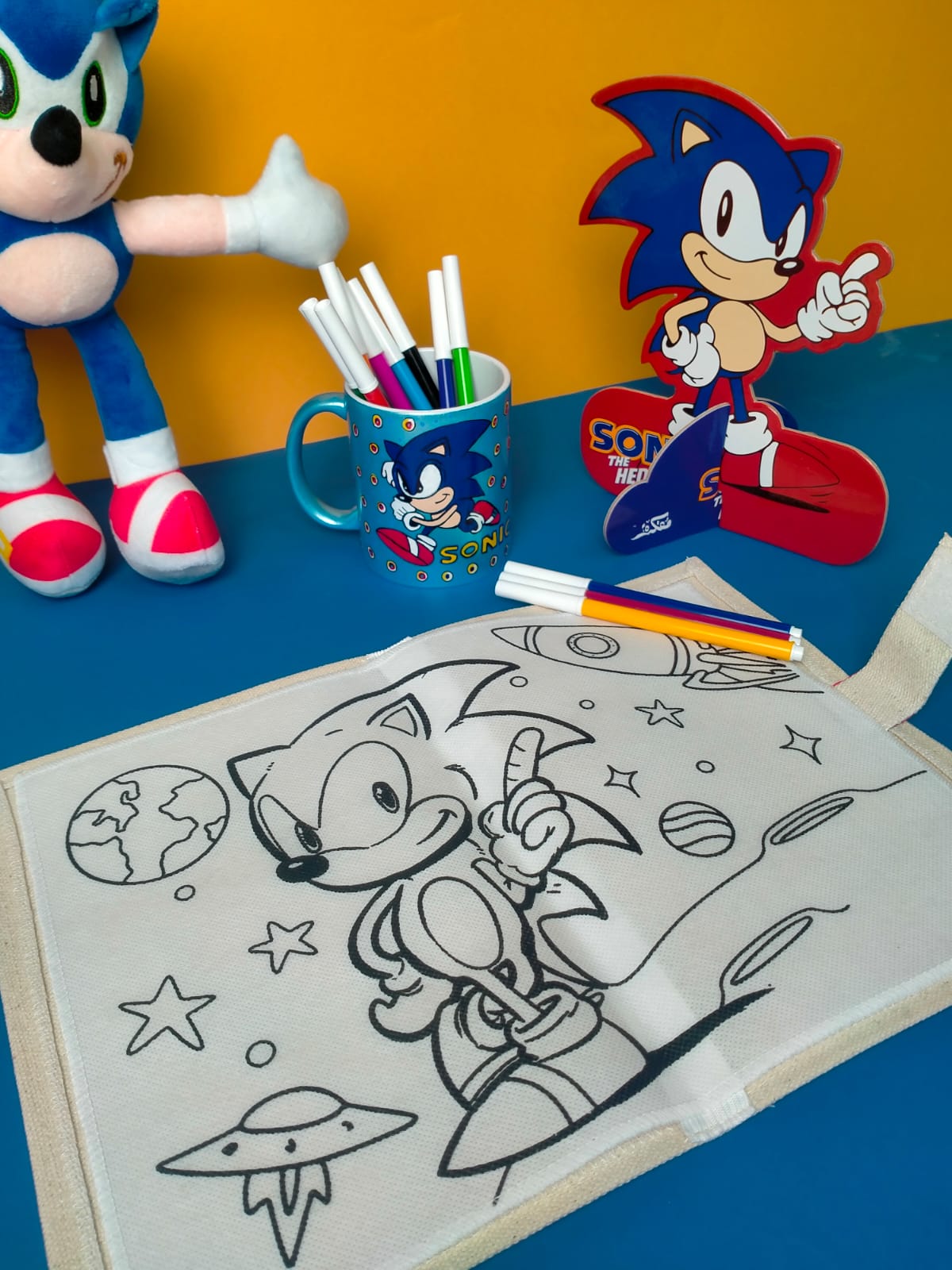 SONIC WASHABLE COLORING BOOK