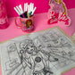 BARBIE WASHABLE COLORING BOOK