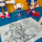 SONIC WASHABLE COLORING BOOK