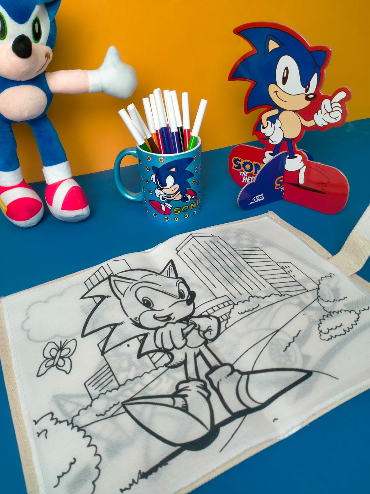 SONIC WASHABLE COLORING BOOK
