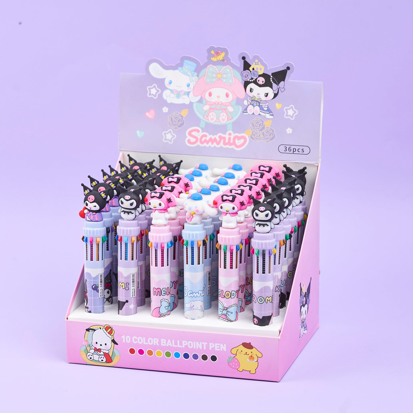 Kuromi 10 Color Pen