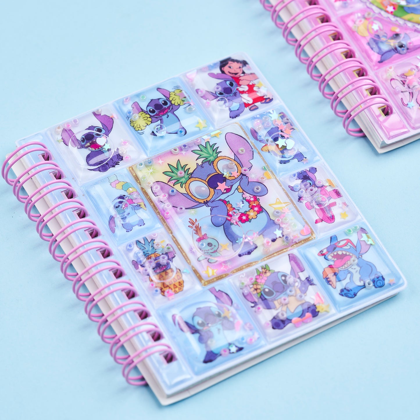Stitch & Angel Liquid Notebook