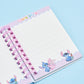 Stitch & Angel Liquid Notebook