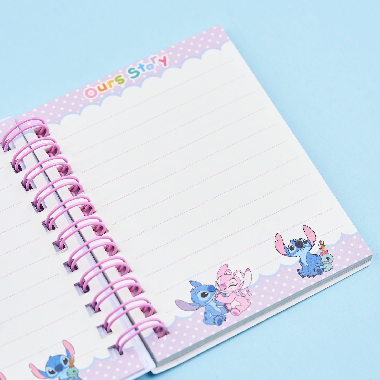 Stitch & Angel Liquid Notebook