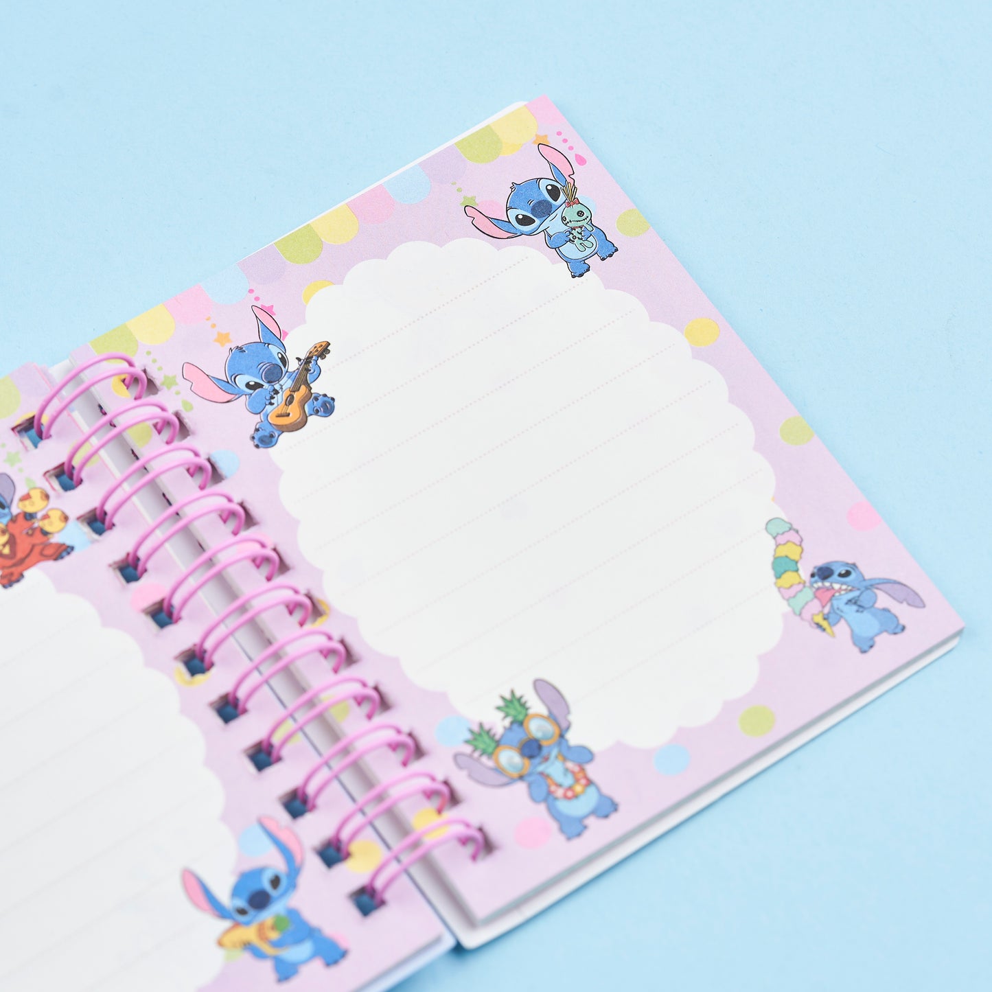 Stitch & Angel Liquid Notebook