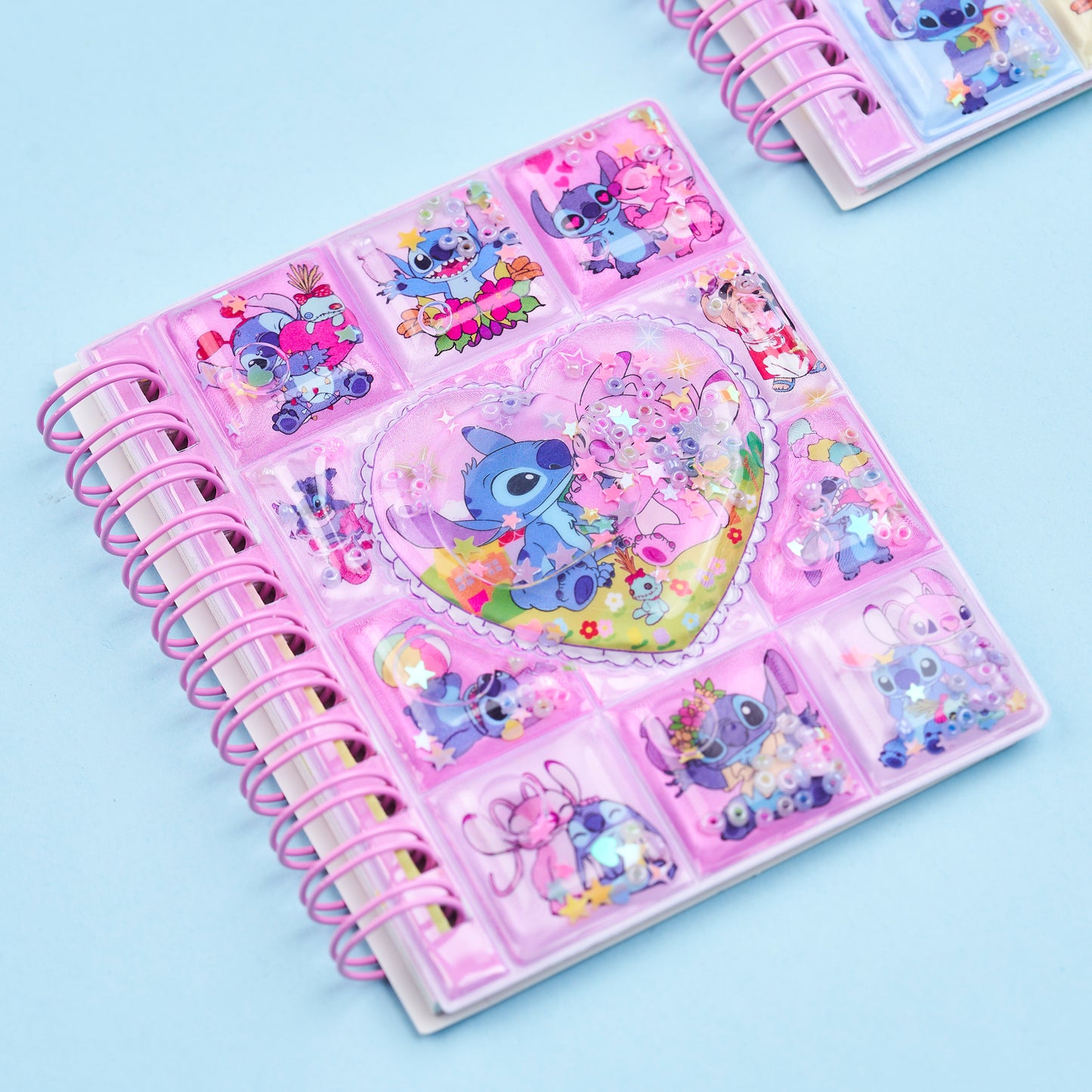 Stitch & Angel Liquid Notebook