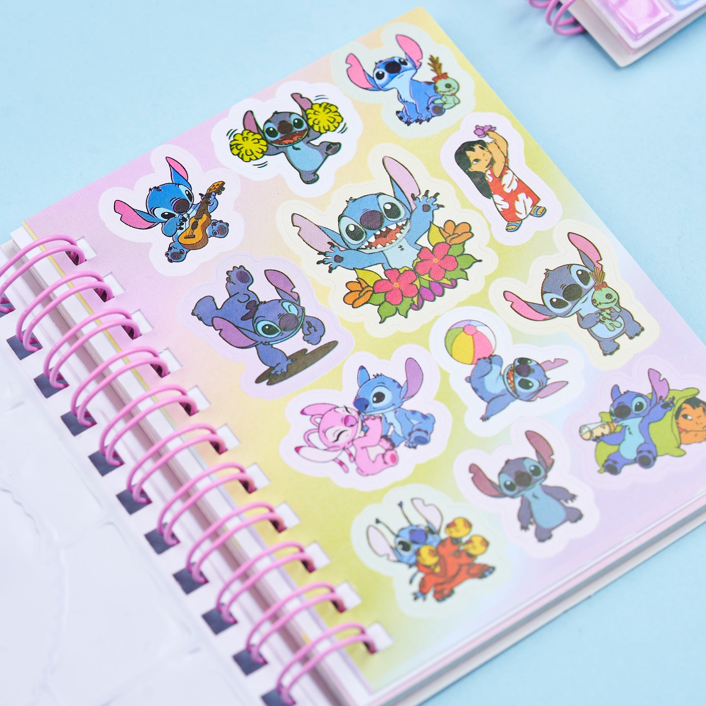 Stitch & Angel Liquid Notebook