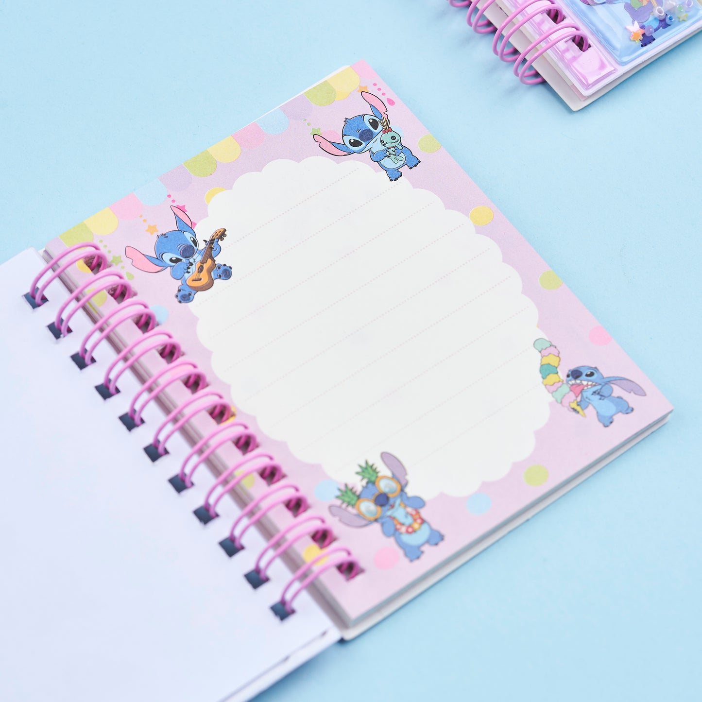 Stitch & Angel Liquid Notebook