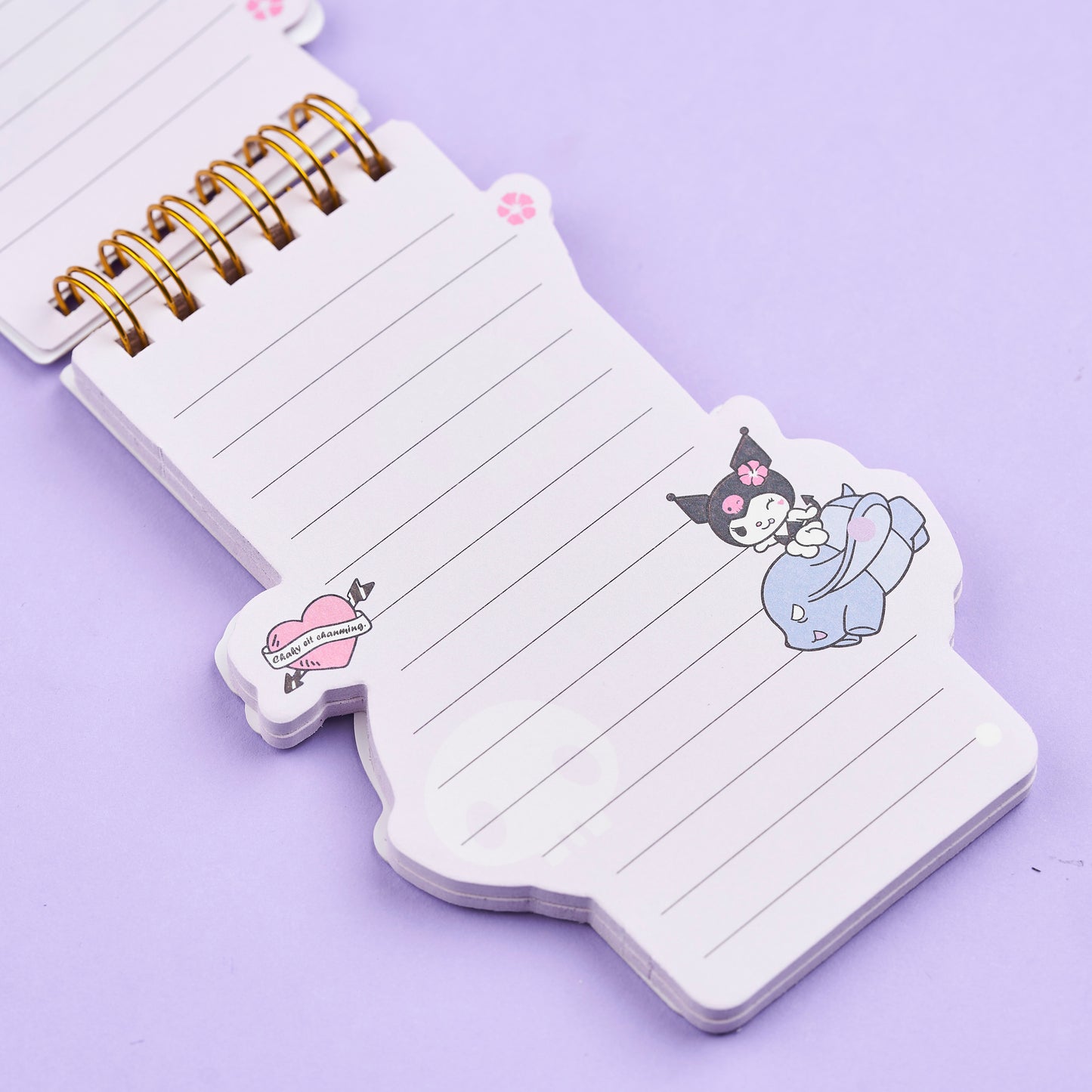 Purple Kuromi Wire Note