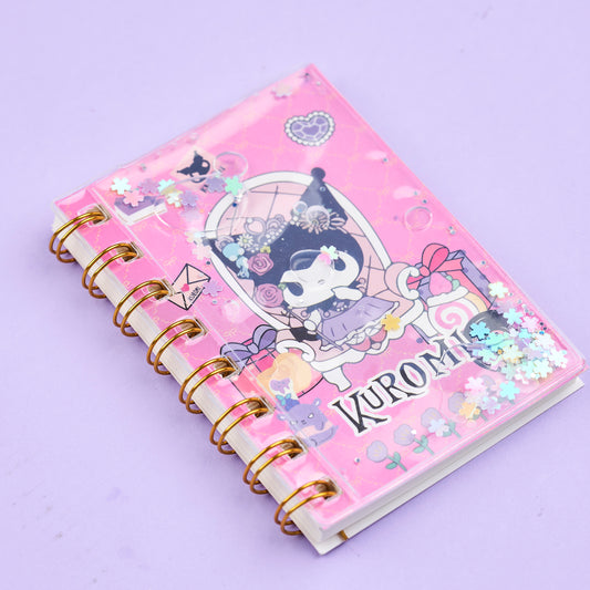 Kuromi Liquid Notebook