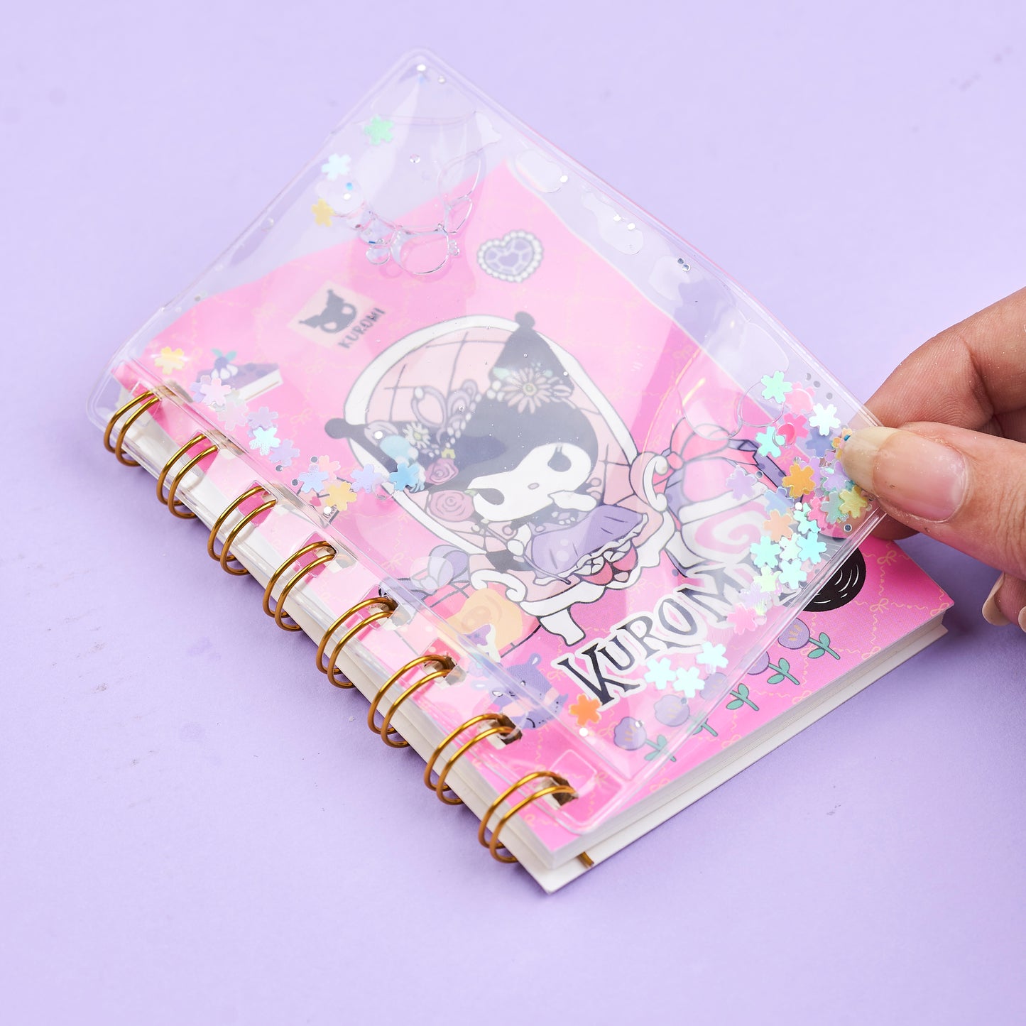 Kuromi Liquid Notebook