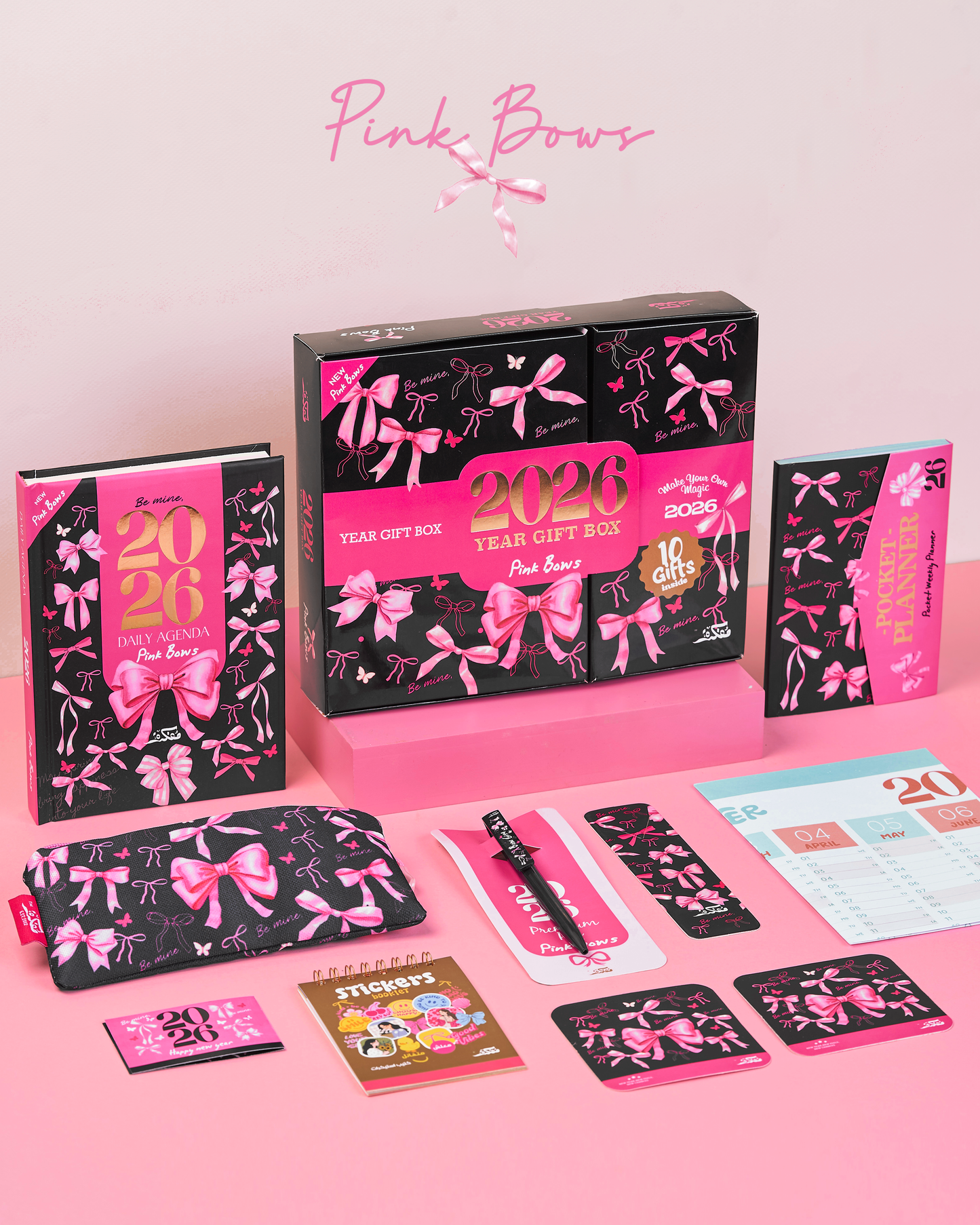 Pink Bows Year Gift Box 2026