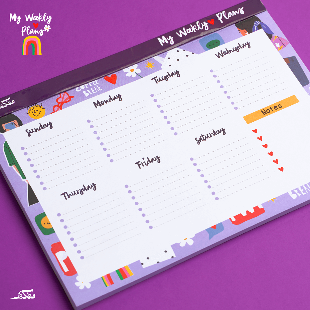 My Weekly Plans