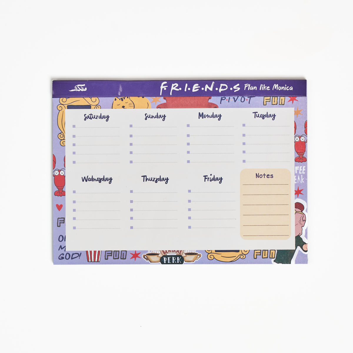 Friends Weekly planner – Mofkera