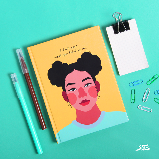 Yellow Girl Notebook