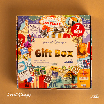 Travel Stamps Gift Box